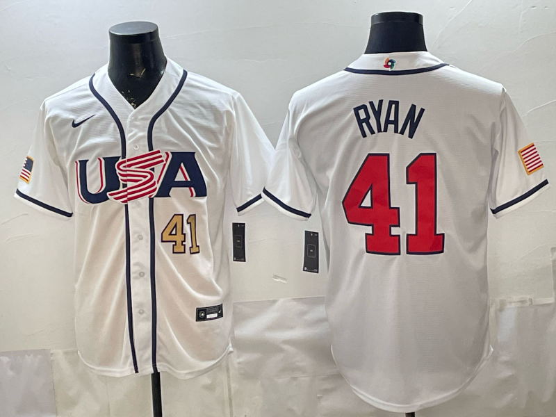 Men 2026 World cup white MLB Nike jersey 0012